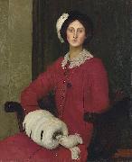 George Spencer Watson Portrait of Hilda Spencer Watson Germany oil painting artist